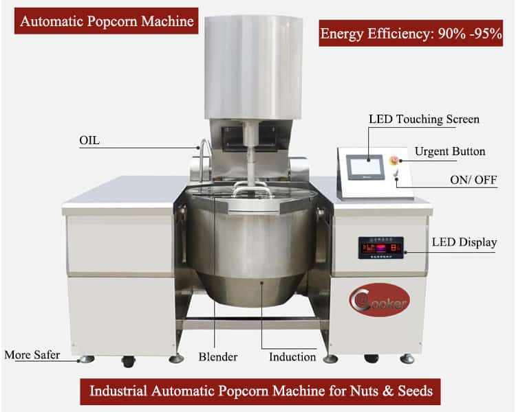 industrial popcorn machine commercial popcorn machine BZT-AZH XX1 D1 industrial popcorn machine commercial popcorn machine