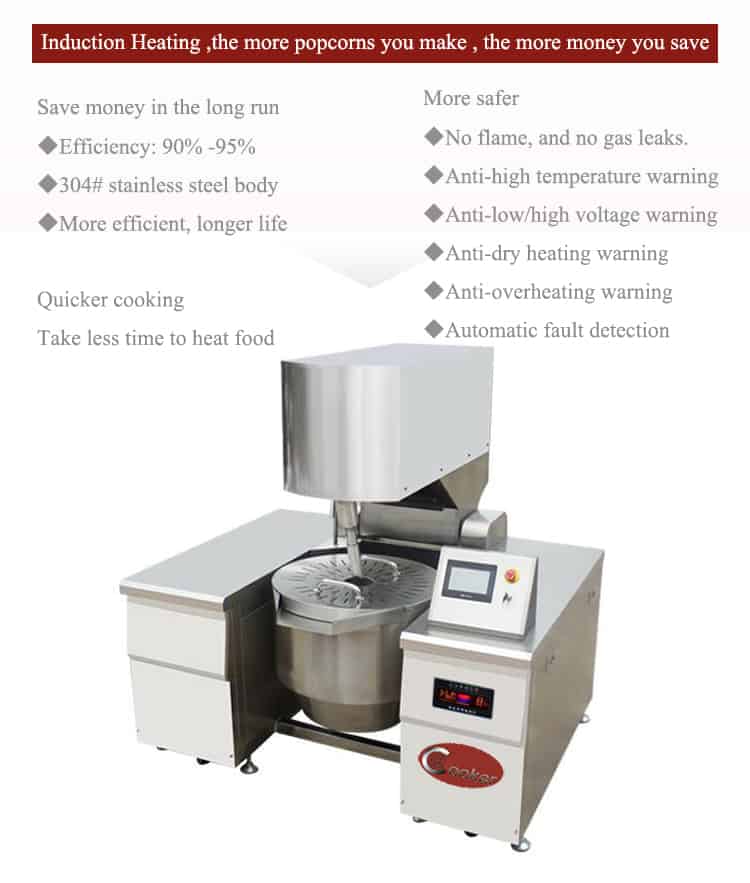 industrial popcorn machine commercial popcorn machine BZT-AZH XX1 D5 industrial popcorn machine commercial popcorn machine