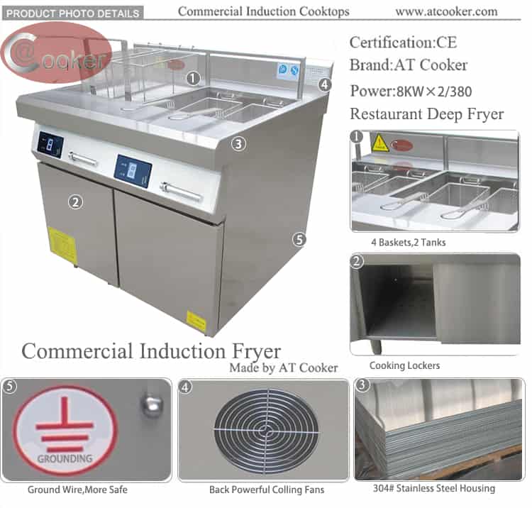 restaurant fryers for sale restaurant equipment fryer CCE ZLT-A2S8 D750 restaurant fryers for sale restaurant equipment fryer