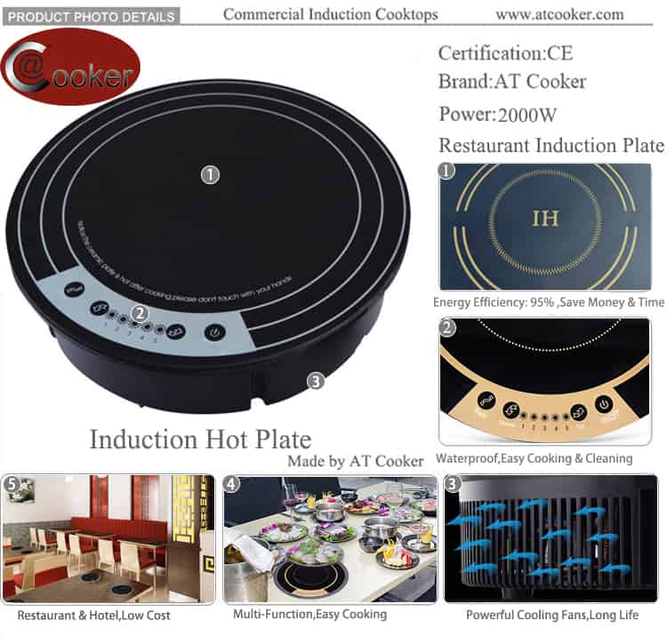 portable induction hot plate magnetic induction hot plate CHP JT-AX12D750 portable induction hot plate magnetic induction hot plate