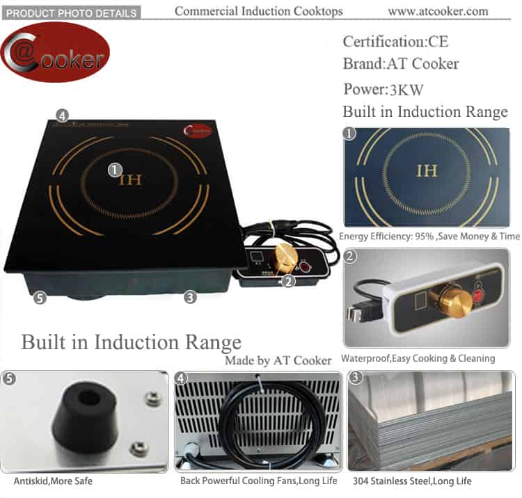 industrial hot plate large hot plate from professional mfgr AT Cooker