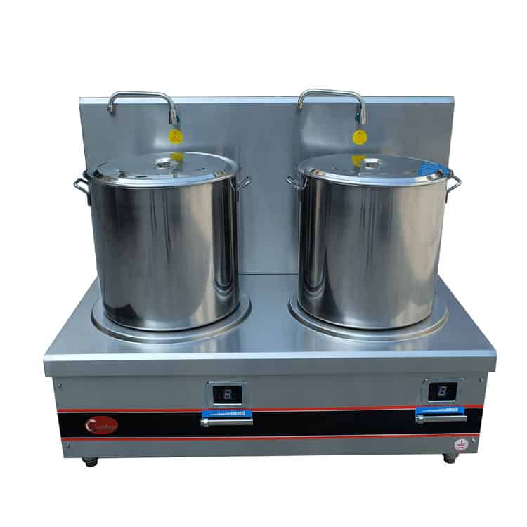 commercial induction soup boiler