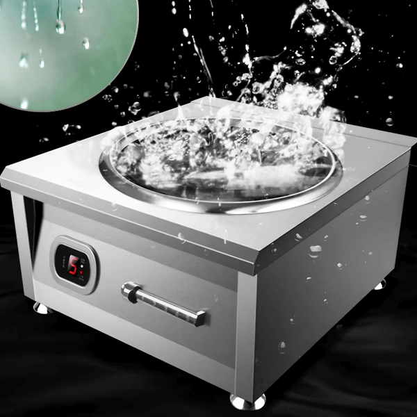 SHCT-A 180 induction wok cooktop commercial water proofing Compact 8KW Induction Wok Cooktop Commercial | Tabletop High-Power Series