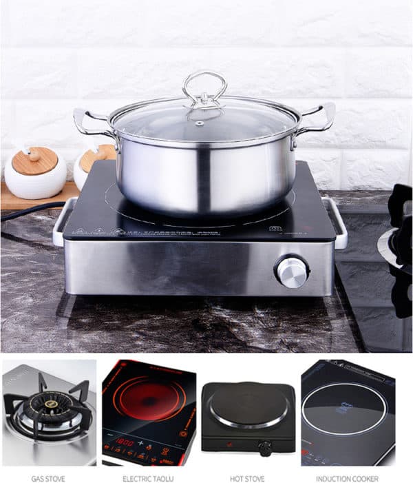 stainless steel induction pan set wholesale SC0703
