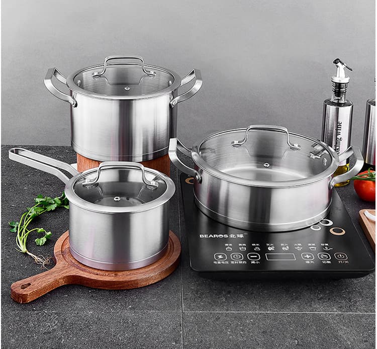 Magnetic 430-Series vs. Non-Magnetic 304-Series Stainless Steel [From https://www.atcooker.com/product/commercial-induction-hob-and-oven/]