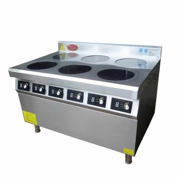 commercial induction range