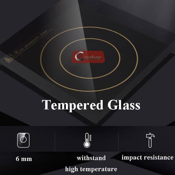 commercial induction cooktop AT Cooker GLASS