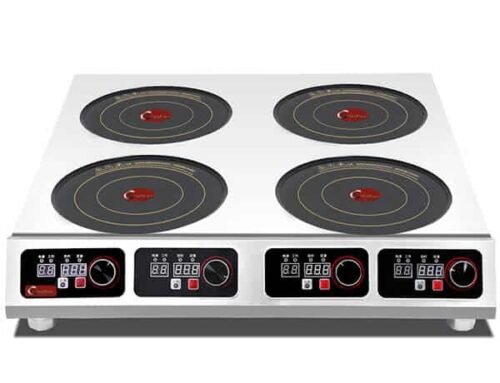 Safety Features of AT Cooker BZT-A6C4 4-Burner Induction Stove | Commercial Guide
