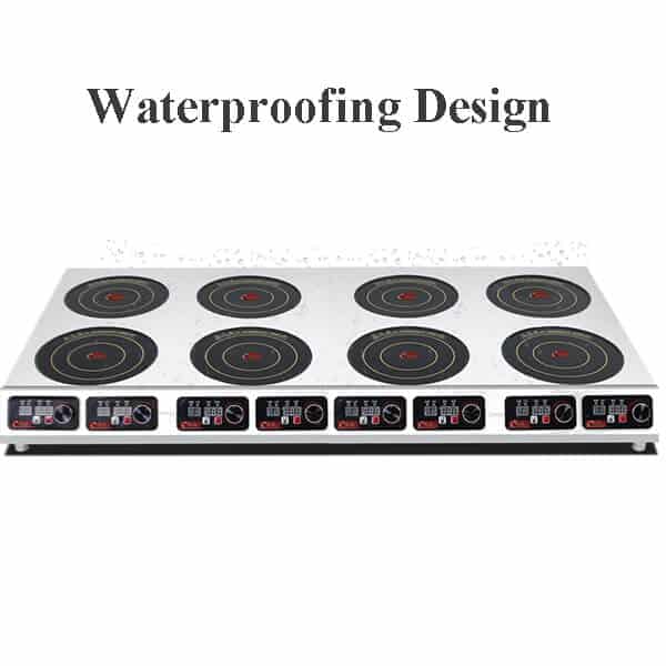 Detail of AT Cooker Induction Cooktop Control Panel