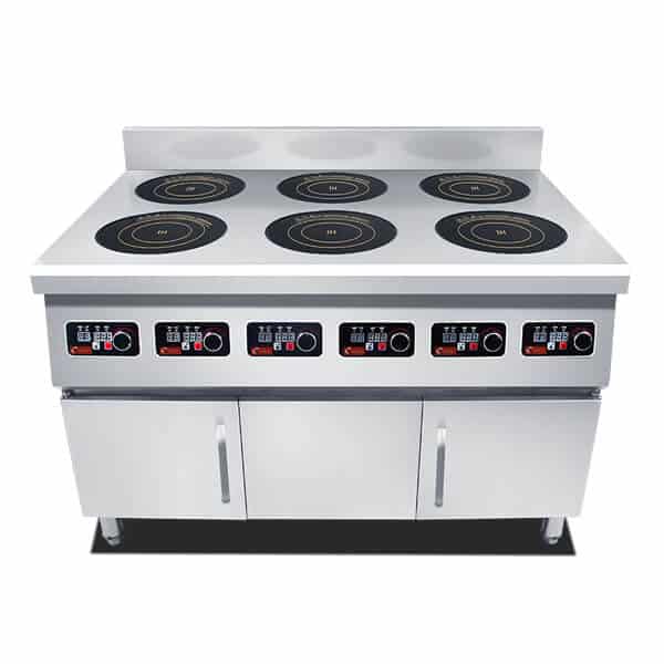 freestanding commercial induction range 6 hobs ATTABZ6A