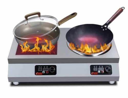 SHPT-A D50 Commercial Induction Cooktop with Wok Burner