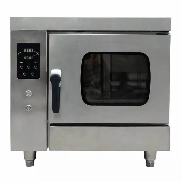 Commercial steam oven countertop 6KW 3 Trays Multi Function