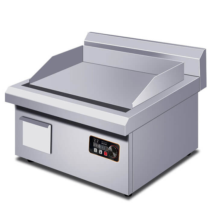5KW countertop commercial induction griddle