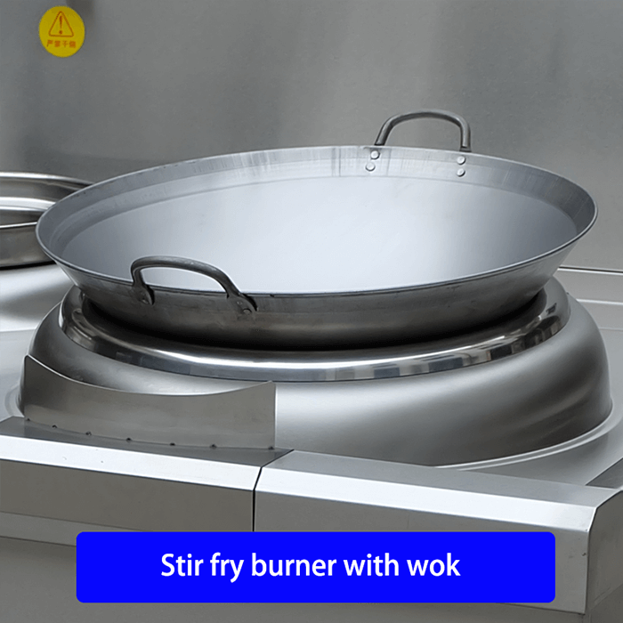 Commercial wok station