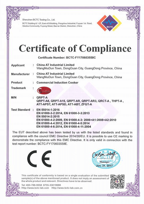COMMERCIAL NOODLE BOILER CE CERTIFICATION