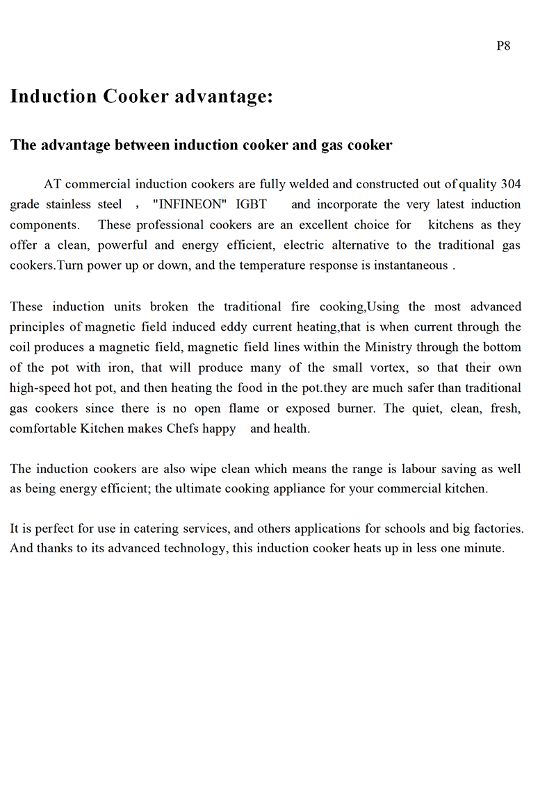JT AX induction hotplate