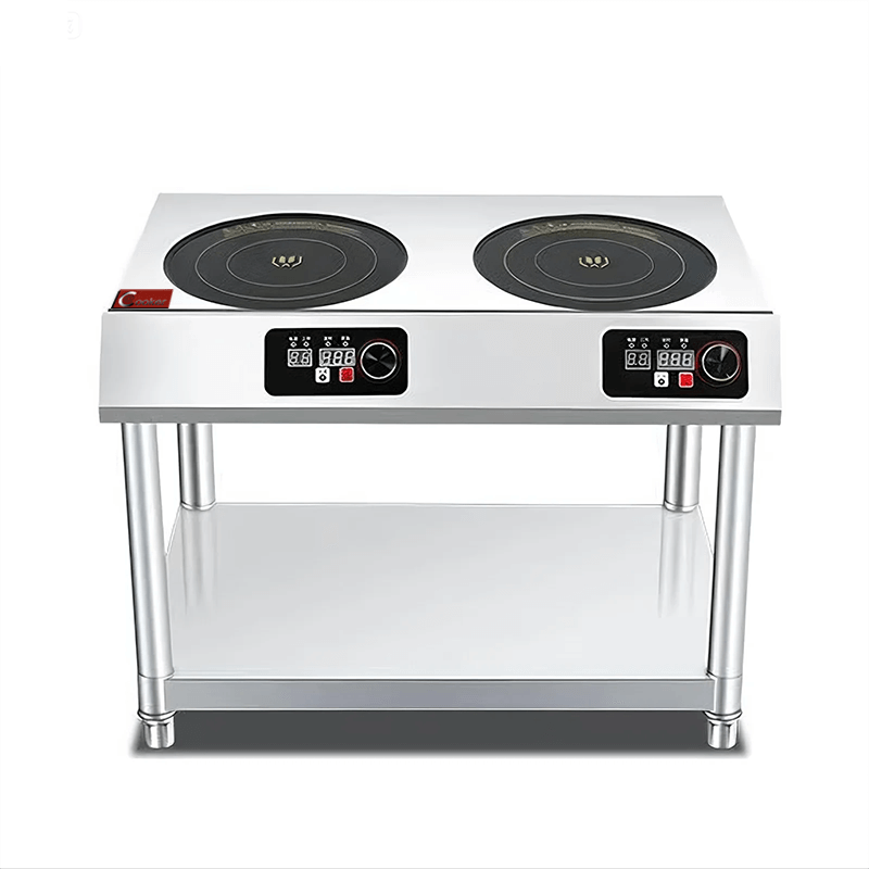 ATT-ABZ6 235 Freestanding Double Hob Commercial Induction Cooker Station for Restaurants