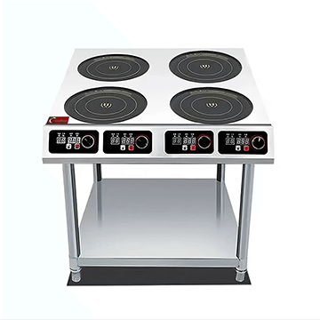 ATT-ABZ6 435 Freestanding Commercial Induction Range 4 Burners | High-Volume Kitchen Station