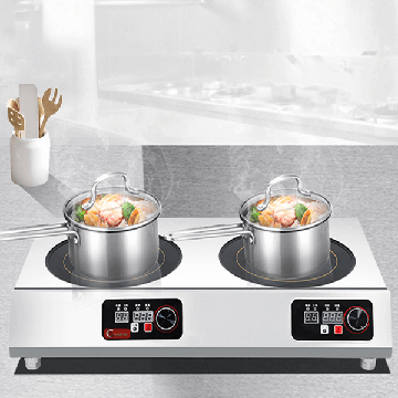 restaurant countertop 2 burner 3.5KW commercial induction cooker price