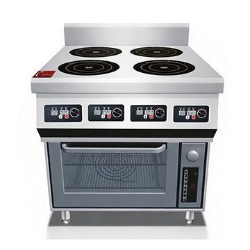 Induction Range with Oven 3500W/5000W × 4