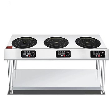 floor commercial induction range 3 hobs ATT-ABZ6 335 ATT-ABZ6 335 Slim Floor Commercial Induction Range 3 Hobs | Space-Saving 10.5KW Cooker