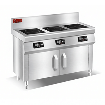 heavy duty commercial induction range 3 hobs BZT-AZH S335