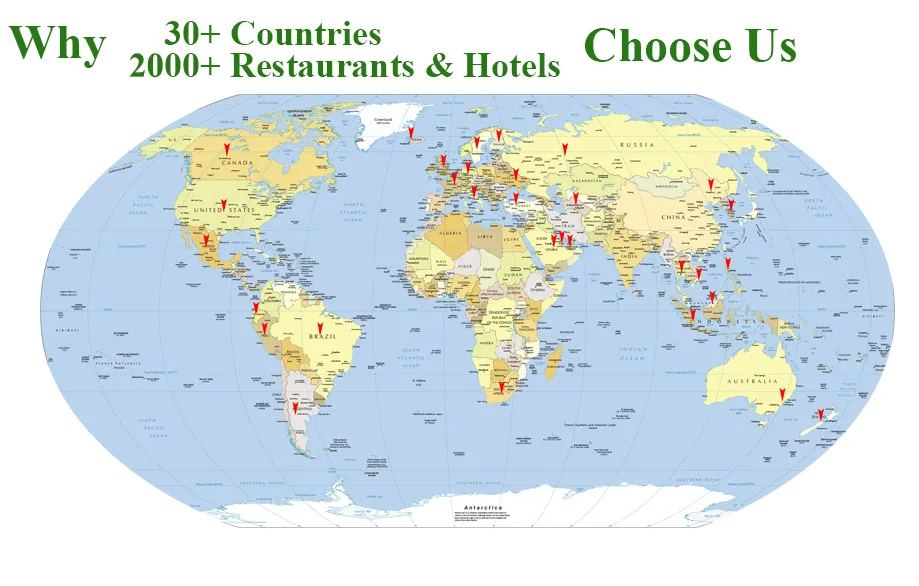 at cooker’s customers map at cooker's customers map