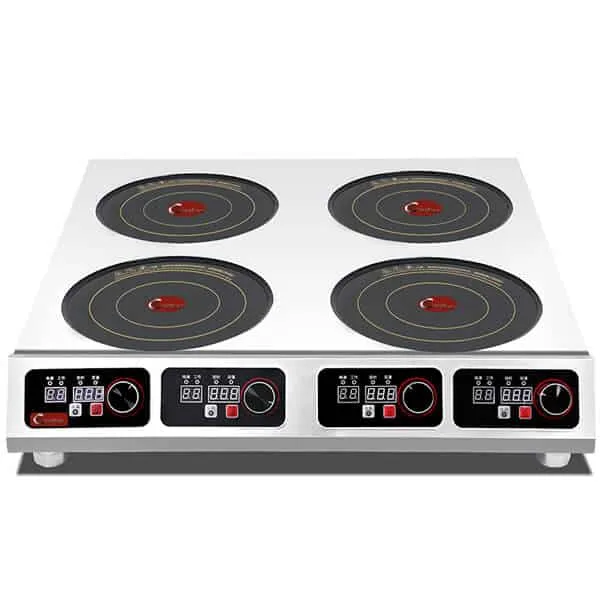 3.5 KW restaurant countertop commercial induction cooktop 4 burner