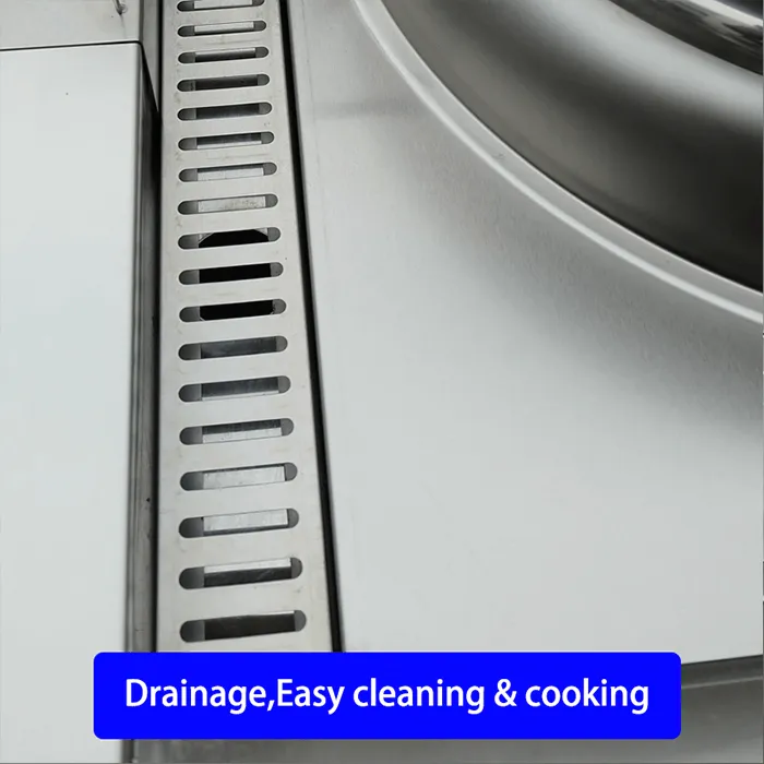 commercial induction wok range