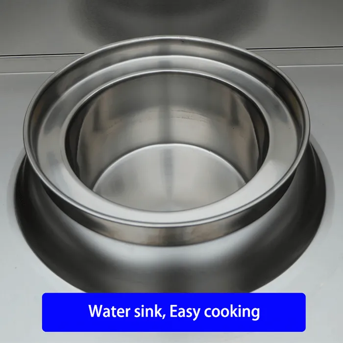 commercial induction wok range